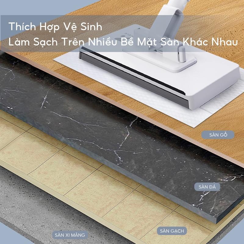 Mô tả Cây lau kẹp khăn đa năng dùng 1 lần DM02 Zolele dùng lau bụi mịn các bề mặt - Chính hãng - 3