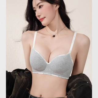 Áo ngực cotton liền mạch của phụ nữ 5cm đồ lót không dây xốp mềm