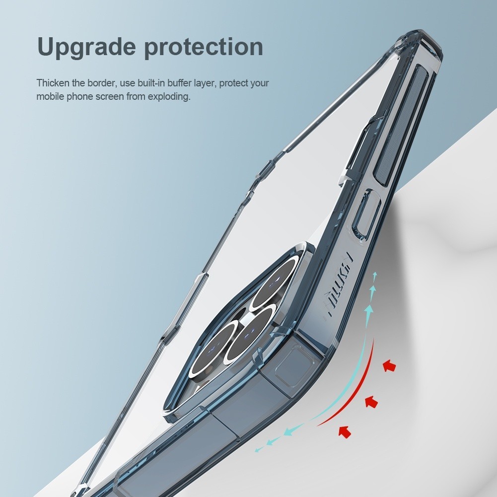 Mô tả Ốp Lưng Trong Suốt Nillkin Cho iPhone 16 Pro Max 15 Pro Max 14 Pro Max 13 Pro 16 Pro Nature Pro Ốp lưng Trong Suốt Túi Khí Chống Sốc Ốp Lưng - 6
