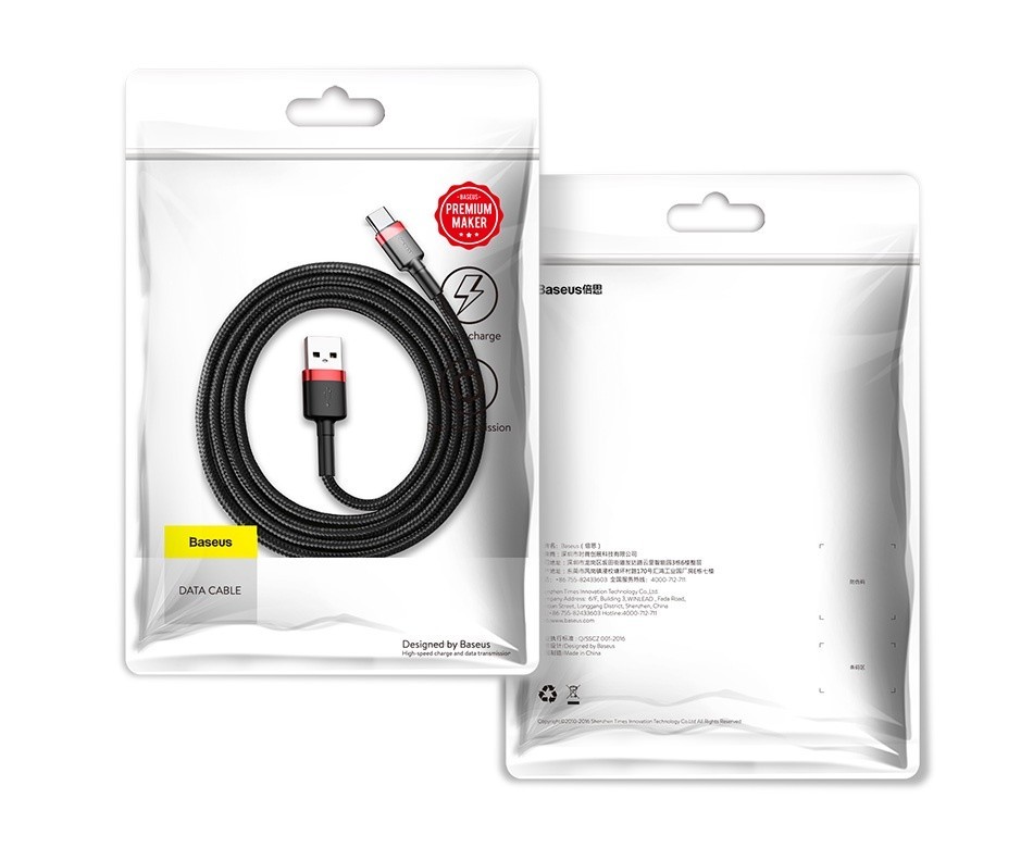 Cáp USB Baseus Type C 3A dành cho công nghệ sạc nhanh và sạc nhanh cho Huawei Xiaomi – ảnh mô tả chi tiết 12