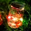 Toptier Chất Liệu Led Fairy Light Năng Lượng Mặt Trời Mason Jar Nắp Ánh Sáng Thay Đổi Màu Sắc Cho Sân Vườn Và Trang Trí Phòng