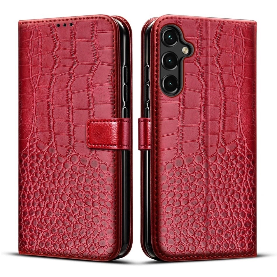 Dành Cho Samsung Galaxy A15 5G 4G SM-A155F Ốp Lưng Ví Đựng Thẻ Đứng Từ Lật Da Bao Da Dành Cho Samsung Galaxy A25 5G Ốp Lưng Điện Thoại