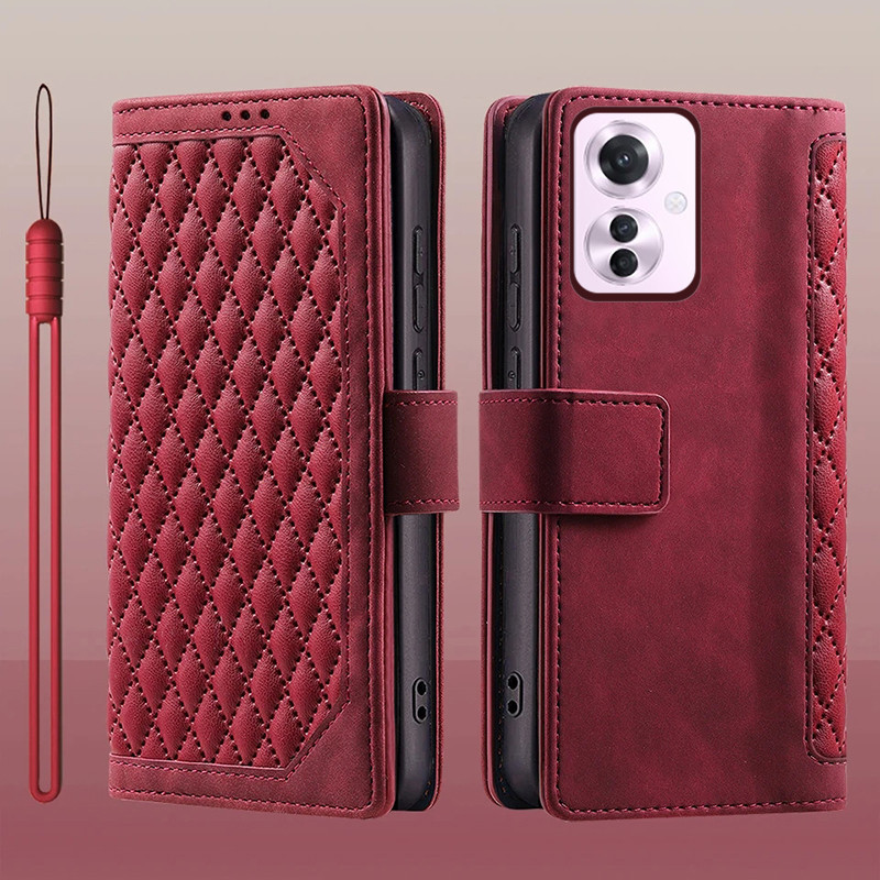 Dành Cho OPPO Reno11 F 5G Lật Da Đựng Thẻ Sách Ví Đứng Bảo Vệ Toàn Diện Cho OPPO Reno11 F 5G Reno 11F 5G Vỏ Điện Thoại