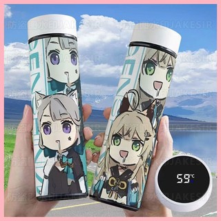 Cốc giữ nhiệt Genshin Impact Kaedehara Kazuha Raiden Shogun HuTao zhongli Yuanshen Quả óc chó Ngoại vi Bình giữ nhiệt thông minh Công suất lớn Thép không gỉ Di động Đo nhiệt độ có giá trị cao Hiển thị Cốc nước 4T