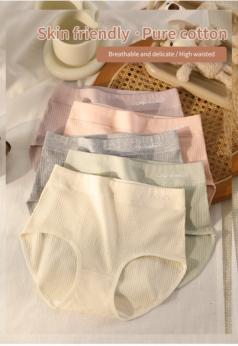 Mô tả Quần Lót Cotton FallSweet 45-80KG Cho Nữ Cao Cấp Liền Mạch Bigsize Quần Lót M-2XL - 1