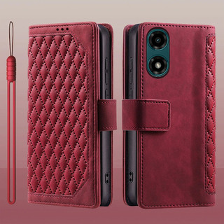 Dành Cho ZTE Blade A34 Ốp Lưng Ví Da Điện Thoại ZTE Blade A34 Ốp Lưng A 34 Bao Lật Coque Fundas
