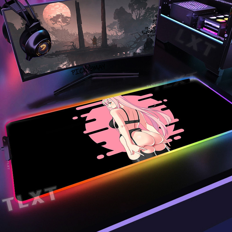 Zero Two Darling In The FranXX RGB Gaming Mousepads Bàn Pad Bàn Phím ...