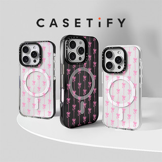 CASETiFY Màu Đỏ Đan Hoa Minh Họa Ốp Lưng Sạc Từ Tính Không Dây Cho IPhone 11 14 15 16 Pro Max 12 13 Pro Max Cover 15 16 PLUS Silicon Mềm Trong Suốt Ốp Lưng Chống Sốc