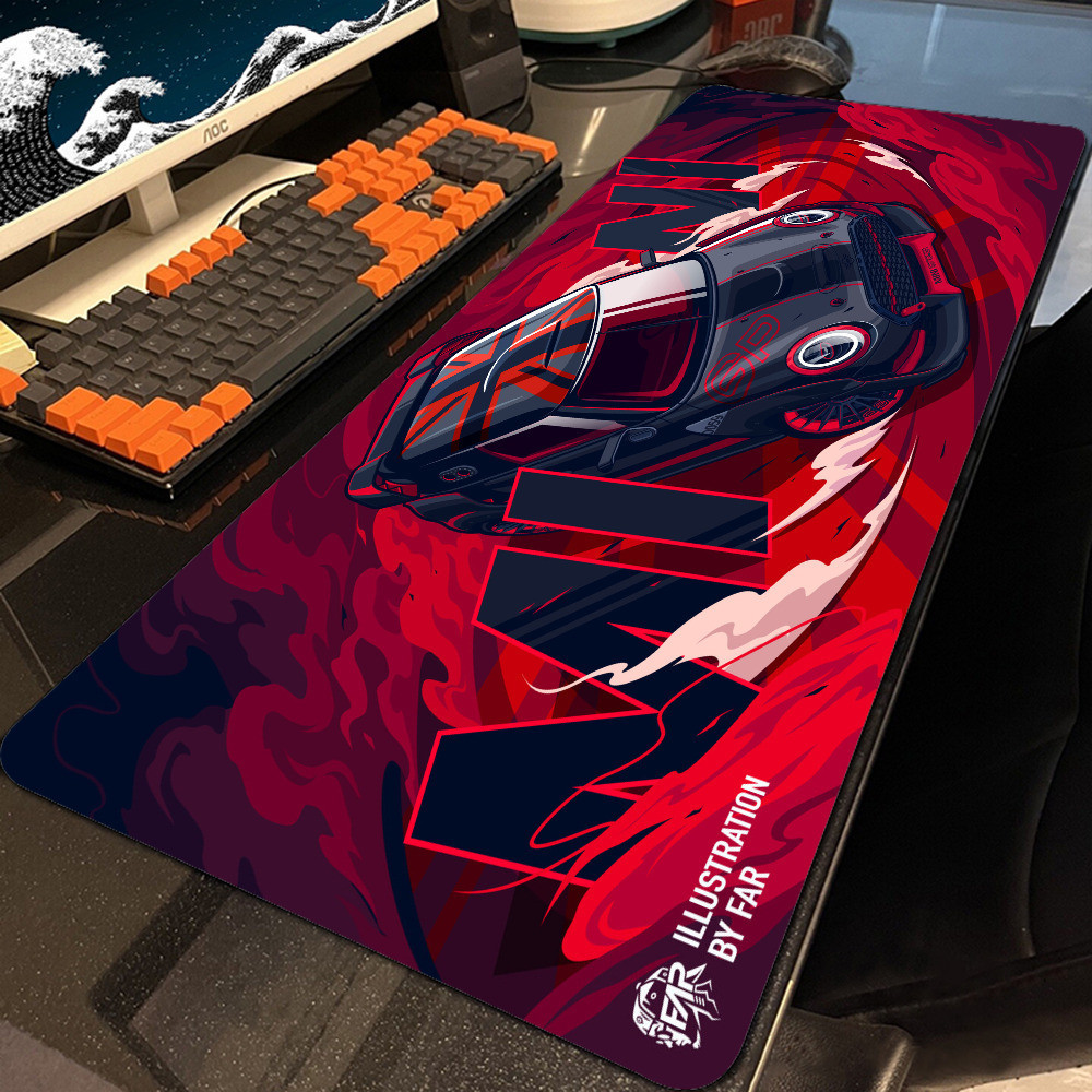 Thiết Kế Mới Xe Ăn Ngủ JDM Thảm Của Riêng Bạn Bàn Phím Cao Su Chơi Game mousepad Bàn Thảm Kích Thước Trò Chơi Bàn Phím Miếng Lót Cho Game Thủ