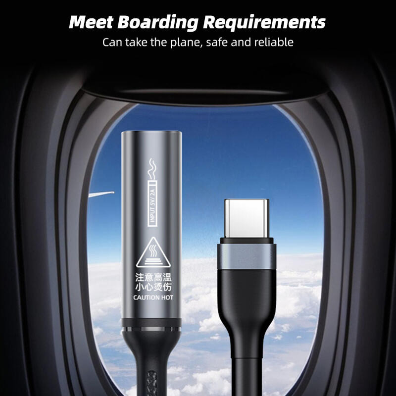 Ảnh Hdoorlink Loại C Sưởi Ấm Cáp Sưởi USB Cho Điện Thoại Di Động Máy Tính Bảng Ngoài Trời Lửa Di Động Chống Gió Đặc Biệt Adapter 4