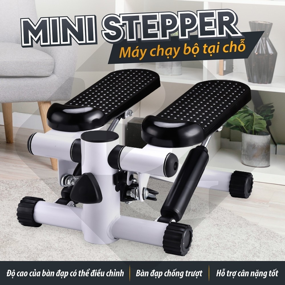 Mô tả B&G Máy đạp bước mini stepper máy đi bộ tại chỗ nam nữ dùng tại nhà máy đạp bước bộ yên tĩnh - 1