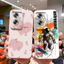 Ốp điện thoại Cho Oppo A79 5G Hot Thiết Kế Mới Đáng Yêu Cô Gái Hoa Tulip Họa Tiết Vuông Lỏng Chống Sốc Silicon Mềm TPU Ốp điện thoại Cho OppoA79 Oppo A 79 5G Vỏ Capa