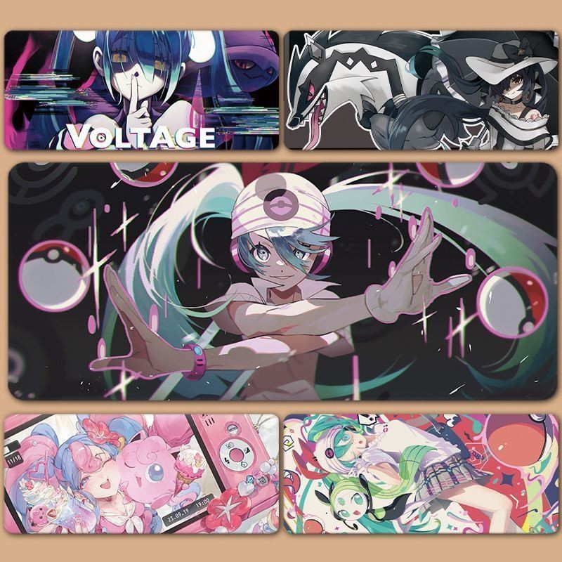 Phong Cách Mới Miếng Lót Chuột Purin Hatsune Miku Hatsune Miku Pokémon Fan Mouse Pad Quá Khổ Seaming