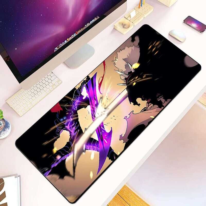 Solo Leveling Shadow King Mousepad HD In Máy Tính Game Thủ Khóa Cạnh Chống Trơn Trượt Miếng Lót Chuột XXL90x40cm Bàn Phím PC Để Bàn Pad