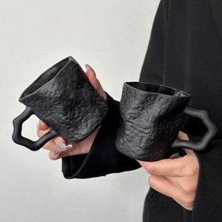 Obsidian Không Đều Nhánh Đá Cá Rô Cốc Với Họa Tiết Sông Băng Thủy Tinh Uống Nước Giá Trị Cao Niche Cốc Uống Lạnh