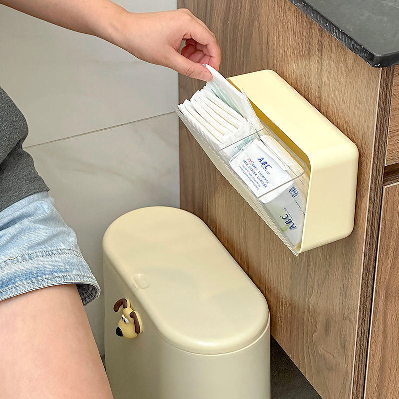 Băng Vệ Sinh Hộp Bảo Quản Chuyên Dụng Vệ Sinh Dì Khăn Bảo Quản Dụng Cụ Tiện Dụng Treo Tường Tampon Hộp Sắp Xếp Lưu Trữ