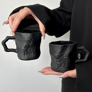 Obsidian Không Đều Nhánh Đá Cá Rô Cốc Với Họa Tiết Sông Băng Thủy Tinh Uống Nước Giá Trị Cao Niche Cốc Uống Lạnh