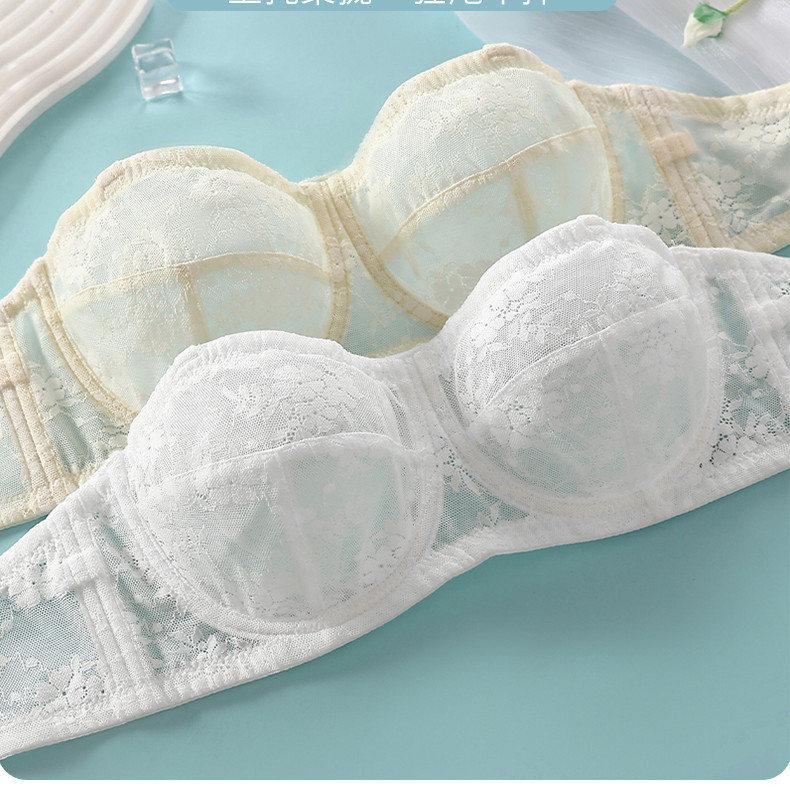 Ren Gợi Cảm Thanh Niên Cô Gái Siêu Mỏng Đồ Lót Mềm Thép Nhẫn Nữ Đẩy Lên Áo Ngực Không Bọt Biển Trong Suốt Quần Lót Dây Mềm Nữ Bralette