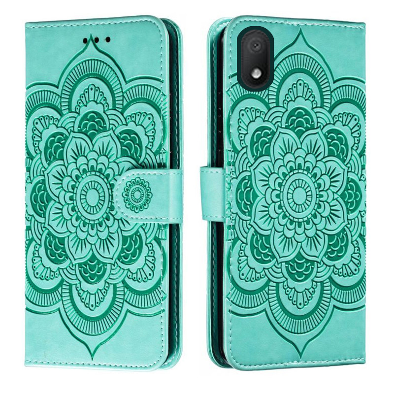 Ốp Điện Thoại Da Hoa Emboss Cho Có TCL L7 5102K UI 5102K UI 5102x UI V3CDT Datura Ví Flip Book Case Funda