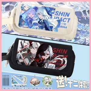 Hộp đựng bút chì Genshin Impact Kaedehara Kazuha Raiden Shogun HuTao zhongli [Bộ sưu tập người 1076] Hộp đựng bút chì Yuanshen Dung tích lớn Fenshin Navilite Hàng hóa Trung học cơ sở Học sinh tiểu học Hộp văn phòng phẩm Hộp đựng bút chì bé trai bé gái