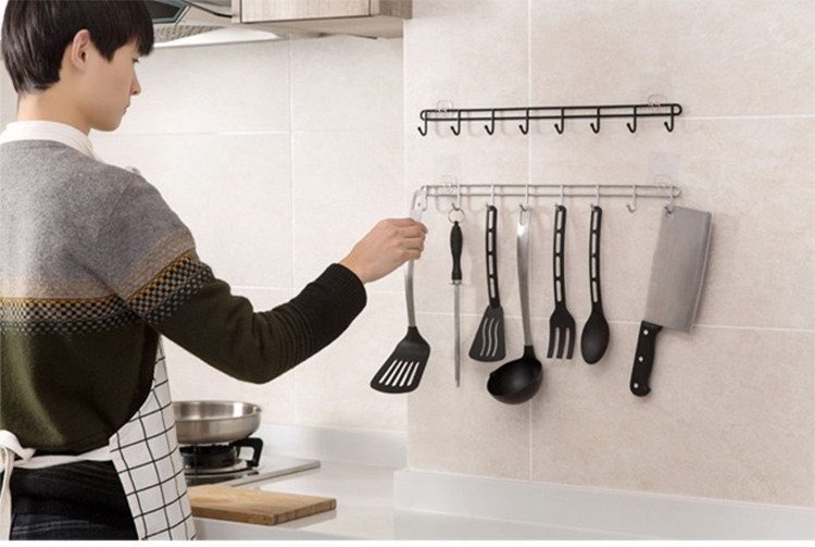 Mô tả Móc Treo Đồ JUJIAJIA Dán Tường Dính Chặt Không Cần Đục Lỗ móc dán tường móc dán treo đồ kệ đựng đồ nhà tắm móc treo đồ - 1