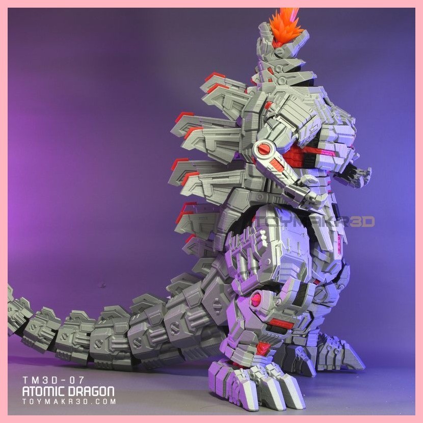 Hình Mẫu Vajra Godzilla Máy In Godzilla Mô Hình Lắp Ráp Mecha Đồ Chơi Vận Chuyển Trong Bầu Trời