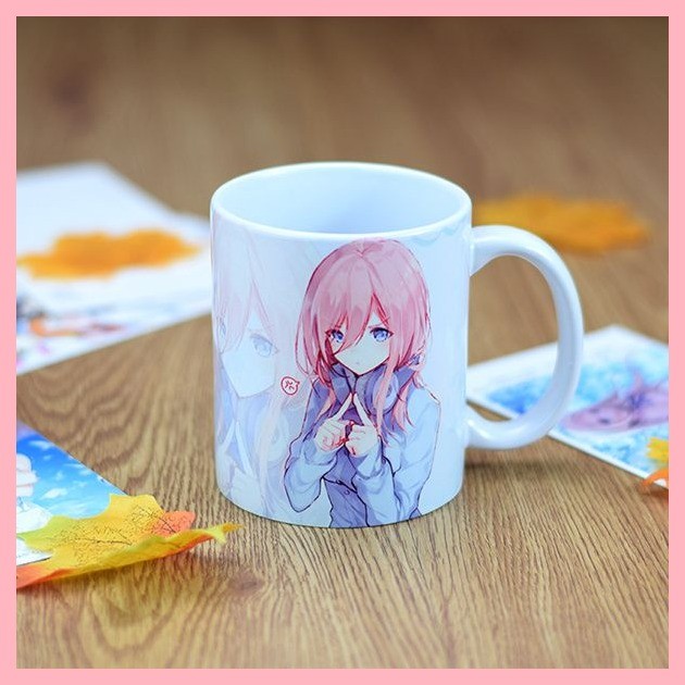 Cốc Nakano Itsuki Cốc Nakano Ichika Năm Bằng Hoa Cưới Anime Hàng Hóa Cốc Nước Hai Chiều Nakano Miku Itsuba Itsuki Atsuba May Mug Nino Miku Yotsuba Itsuki