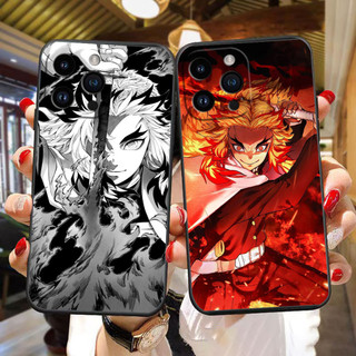 Demon Slayer Kyojuro Rengoku Cover Ốp Lưng Điện Thoại iphone Apple 16 16E 15 14 13 12 11 Pro X XS Max XR 8 7 Plus Vỏ Silicon Mềm Funda Điện Thoại Di Động