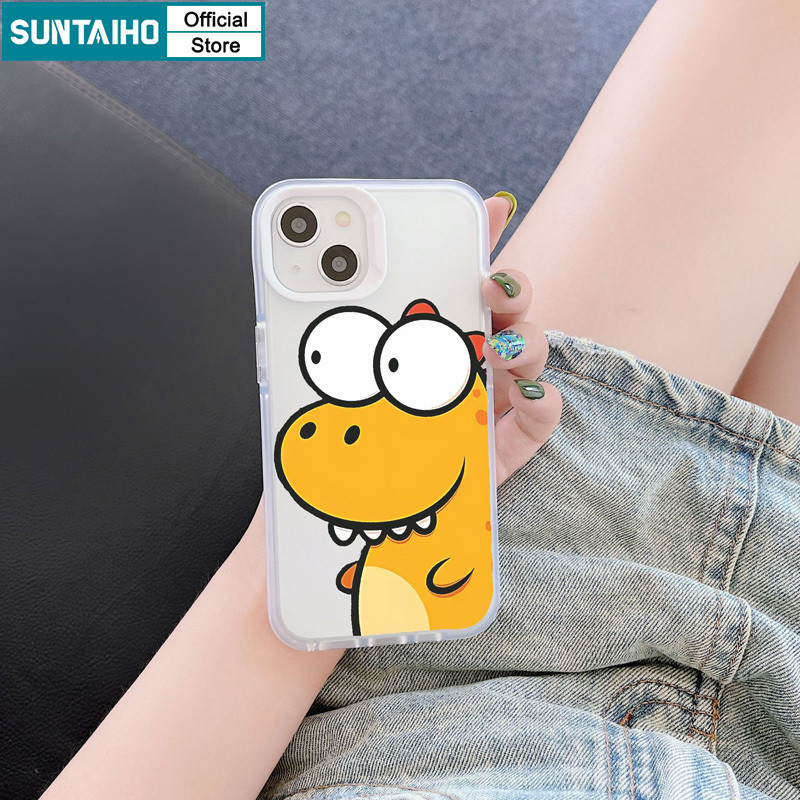 Mô tả Suntaiho Ngộ nghĩnh Hoạt Hình Độc Đáo Họa Tiết Rồng Trong Suốt Mờ Dành Cho Iphone 11 12 13 14 15 16 Pro Max IP 7 8 Plus Iphon X Xs XR Xs Max TPU Silicon Mềm Cao Cấp Chống Sốc Ốp điện thoại - 2
