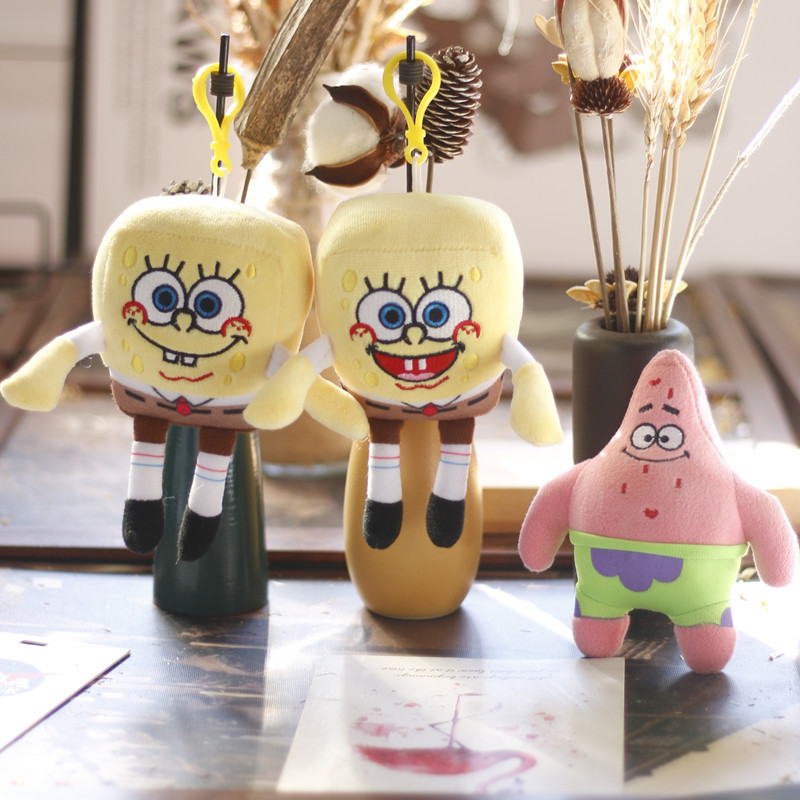 Đáng Yêu Và Spongebob Patrick Sang Trọng Móc Khóa Mềm Mại Và Tòn Ten Túi Dễ Thương
