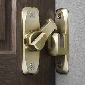 Khóa cửa phòng ngủ phòng tắm Khóa cửa trượt đơn giản 90 độ Chốt cửa trượt
