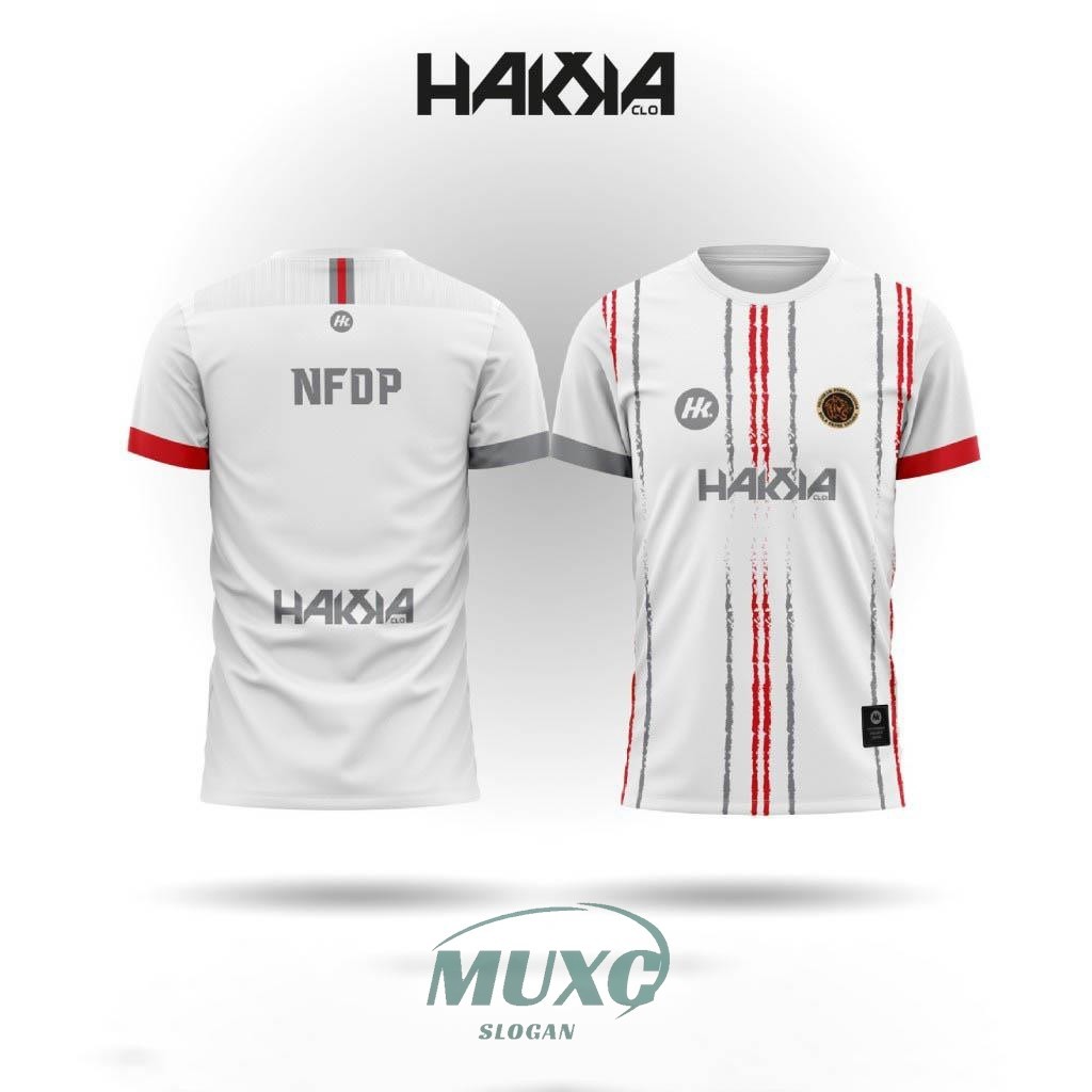 Quần áo nam màu trắng Nfdp League Tuna Academy Hakka Jersey Ball ...