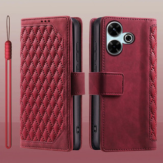 Dành Cho Xiaomi Redmi 13 4G Lật Da Đựng Thẻ Sách Ví Đứng Bảo Vệ Toàn Diện Dành Cho Xiaomi Redmi 13 4G Vỏ Điện Thoại