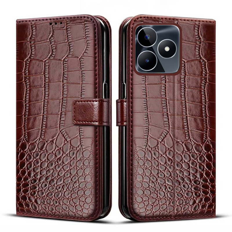 Dành Cho OPPO Realme C51S C51 C53 Ốp Lưng Ví Đựng Thẻ Đứng Từ Lật Da Bao Da Realme Note 50 Vỏ Điện Thoại
