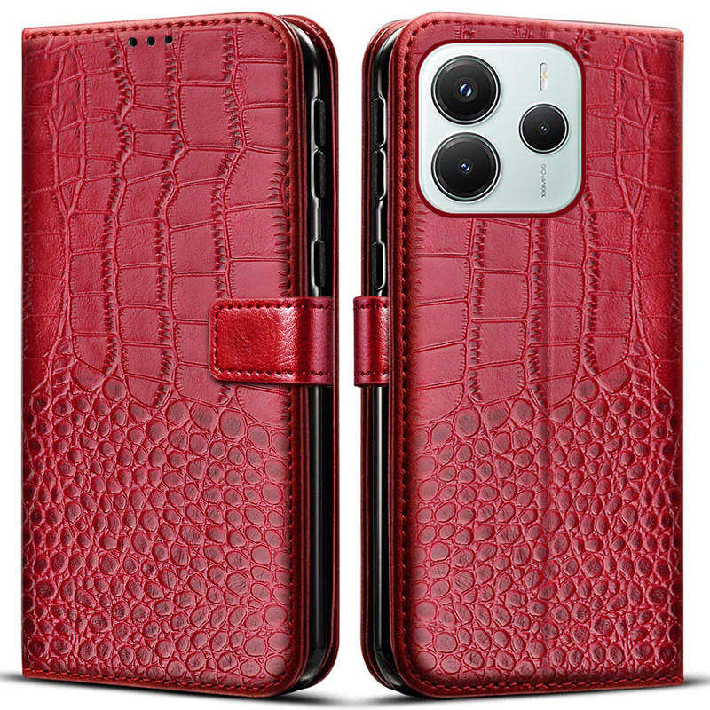 Dành Cho Xiaomi Redmi Note 14 4G 5G Ốp Lưng Ví Đựng Thẻ Đứng Từ Tính Lật Da Bao Da Dành Cho Redmi Note 14 5G 4G Vỏ Điện Thoại