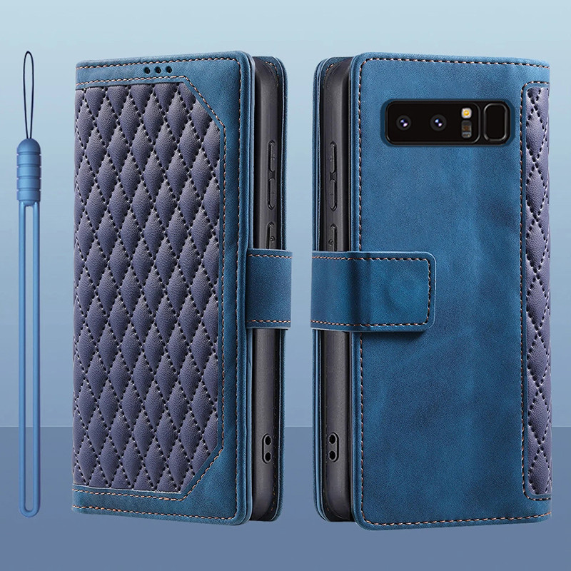 Dành Cho Samsung Galaxy Note 8 Note8 SM-N950F Lật Da Đựng Thẻ Sách Ví Đứng Bảo Vệ Toàn Diện Dành Cho Samsung Galaxy Note 8 Vỏ Điện Thoại