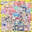Sticker Project Sekai Sân khấu đầy màu sắc! Feat Hatsune Miku (72 Tờ) Phiên Bản Q Kế Hoạch Thế Giới Dán Hoạt Hình Dễ Thương Hai Chiều Cô Gái Dễ Thương Ốp Lưng Điện Thoại diy Sổ Tay Dán