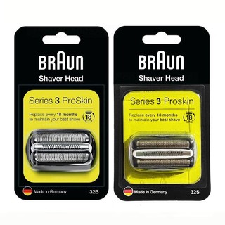 Braun Cho Máy Cạo Râu Điện Đầu Thay Thế 32b / 32s Lưỡi Phụ Kiện Lưới