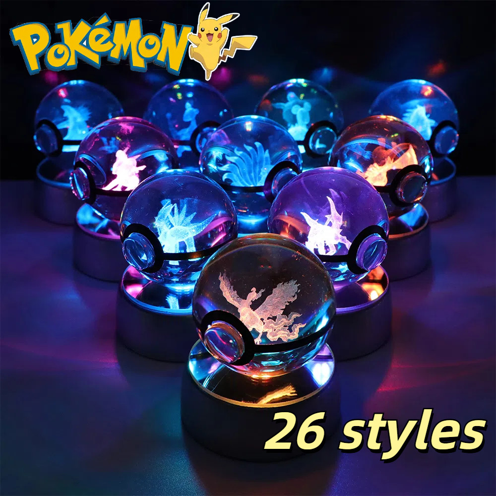 Pokéball LED Cristal Mewtwo – Lampe 3D