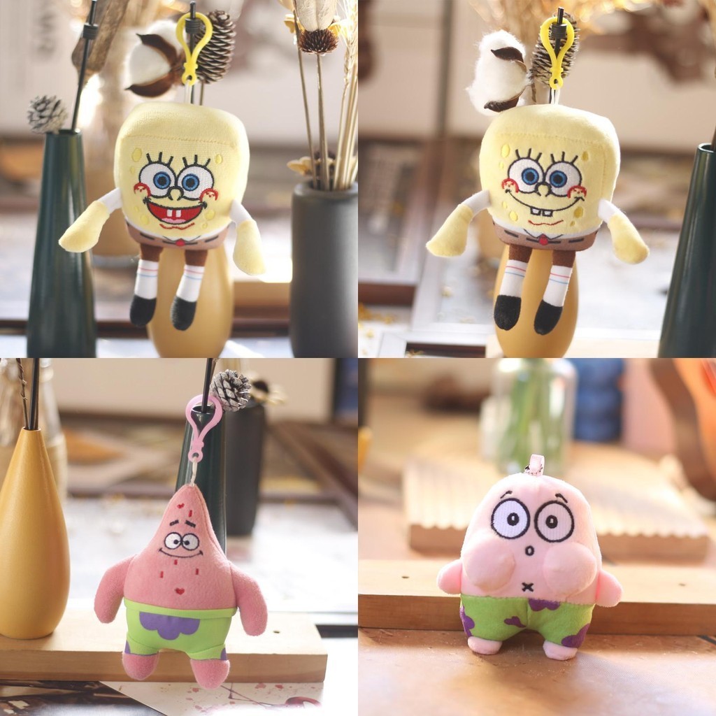 Đáng Yêu Và Spongebob Patrick Sang Trọng Móc Khóa Mềm Mại Và Tòn Ten Túi Dễ Thương