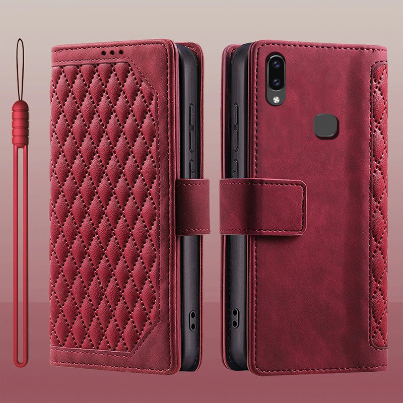 Dành Cho Vivo V9 Pro V9 Thanh Niên Y85 Da Lật Đựng Thẻ Sách Ví Đứng Bảo Vệ Toàn Diện Dành Cho Vivo V9 V 9 Pro Thanh Niên Y85 Vỏ Điện Thoại