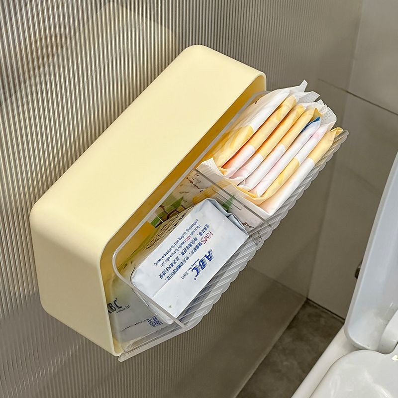 Băng Vệ Sinh Hộp Bảo Quản Chuyên Dụng Vệ Sinh Dì Khăn Bảo Quản Dụng Cụ Tiện Dụng Treo Tường Tampon Hộp Sắp Xếp Lưu Trữ
