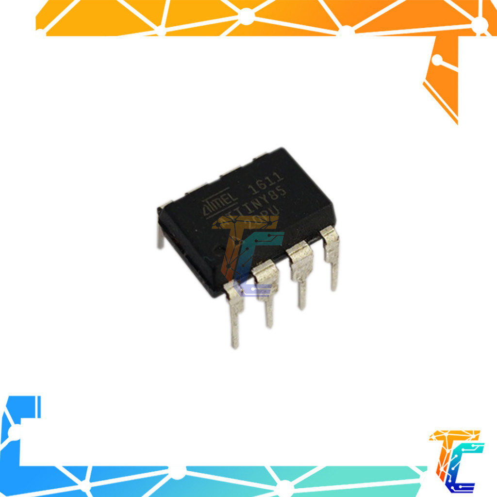 Chip IC ATTINY85-20PU ATTINY85 MCU 8BIT ATTINY 20MHZ 8 Pin DIP-8 ...