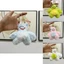 Móc khóa sang trọng đầy màu sắc Furry Yeti sang trọng Trang trí túi búp bê quái vật dễ thương