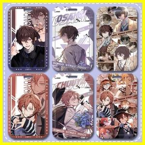 Hộp đựng thẻ Bungo Đi lạc Chó Nakahara Chuuya Bungo Đi lạc Chó Dazai osamu Nakahara Thẻ trường Thẻ bữa ăn Thẻ học sinh Thẻ nước Thẻ làm việc ID Thẻ cứng Dazai osamu