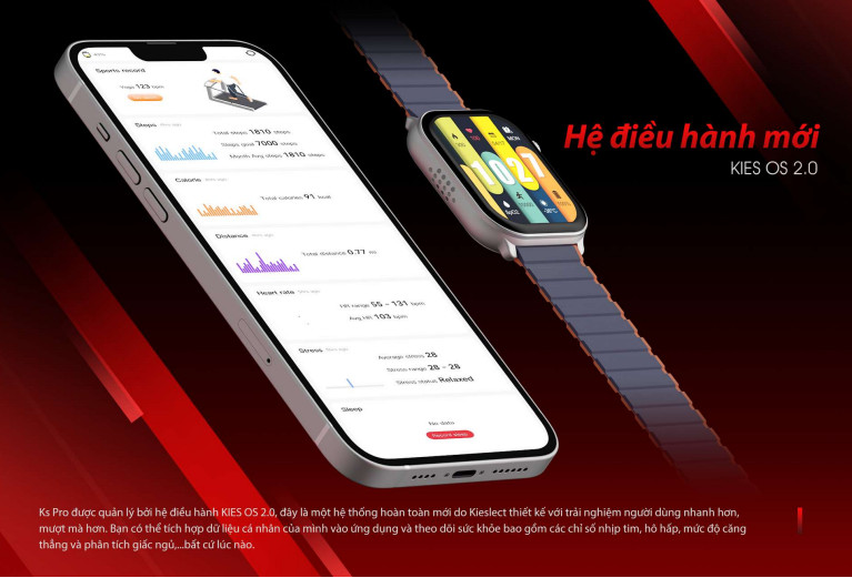 Mô tả Đồng hồ thông minh Kieslect KS Pro | 2.01inch | SuperAMOLED | 300mAh | Nghe gọi trực tiếp |Hàng Chính Hãng - 4