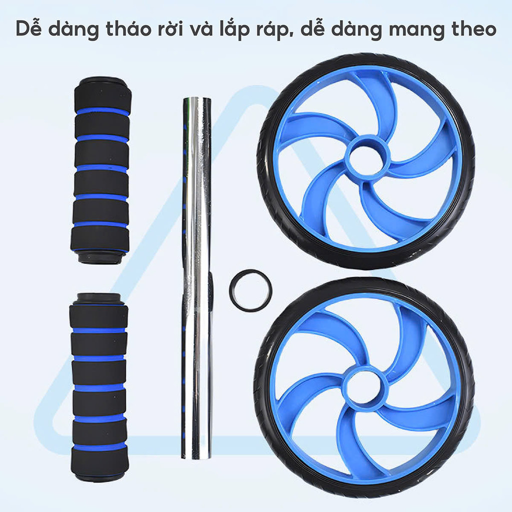 Mô tả -BG- TDR-100  Lăn Tập Bụng 2 Bánh luyện tập săn chắc CƠ Bụng, hỗ trợ thăng bằng - 1