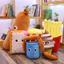 Bộ sưu tập đồ chơi sang trọng thực phẩm hoạt hình đáng yêu với xúc xích Hamburger bỏng ngô Khoai tây chiên Kem và gấu bông