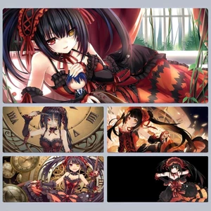 Tokisaki Kurumi Mousepad Cao Su XXL Hoạt Hình Anime Chơi Game Miếng Lót Bàn Phím Chuột Thảm Để Bàn Thảm Phụ Kiện Cho PC Chuột Thảm