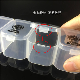 Một Tuần Lớn Hộp Thuốc Bảy Lưới Một Tuần Hộp Đóng Gói Thuốc Ông Già Hộp Thuốc Bảy Lưới Nhỏ Hộp Bảo Quản